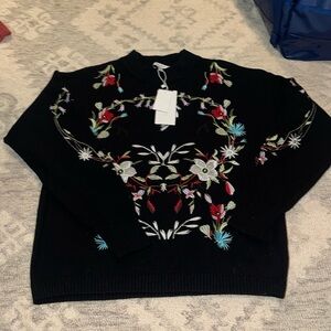 Lucy Paris embroidered sweater